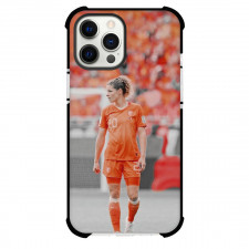 Dominique Janssen Phone Case For iPhone and Samsung Galaxy Devices - Dominique Janssen 20 Netherlands Women's National Football Standing Poster
