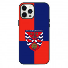 National League South Dagenham & Redbridge Phone Case For iPhone Samsung Galaxy Pixel OnePlus Vivo Xiaomi Asus Sony Motorola Nokia - Large Logo In Red And Blue Background