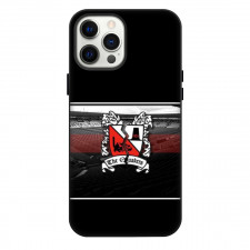 National League North Darlington Phone Case For iPhone Samsung Galaxy Pixel OnePlus Vivo Xiaomi Asus Sony Motorola Nokia - Crack Logo In Black And White