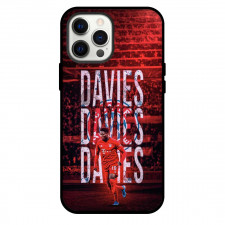 Alphonso Davies Phone Case For iPhone and Samsung Galaxy Devices - Alphonso Davies FC Bayern Munich Running Word Art
