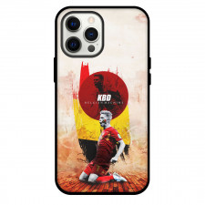 Kevin De Bruyne Phone Case For iPhone and Samsung Galaxy Devices - Kevin De Bruyne Belgium National Football Celebration On Belgian Flag