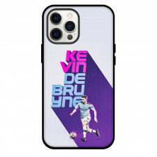 Kevin De Bruyne Phone Case For iPhone and Samsung Galaxy Devices - Kevin De Bruyne Manchester City F.C. Dribbling On Word Art