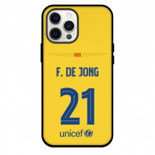 Frenkie De Jong Phone Case For iPhone and Samsung Galaxy Devices - Frenkie De Jong FC Barcelona No. 21 Jersey