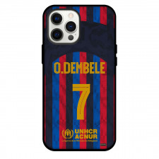 Ousmane Dembele Phone Case For iPhone and Samsung Galaxy Devices - Ousmane Dembele FC Barcelona No. 7 Jersey
