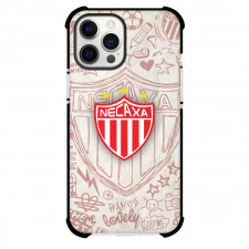 Impulsora del Deportivo Necaxa S.A. de C.V. Phone Case For iPhone Samsung Galaxy Pixel OnePlus Vivo Xiaomi Asus Sony Motorola Nokia - Impulsora del Deportivo Necaxa S.A. de C.V. Logo with Sketch Style Background