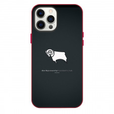 Derby County FC Phone Case For iPhone Samsung Galaxy Pixel OnePlus Vivo Xiaomi Asus Sony Motorola Nokia - Derby County FC Logo On Dark Background