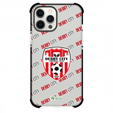 Derry City FC Phone Case For iPhone and Samsung Galaxy Devices - Derry Football Club Medley Monogram Wordmark