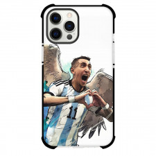 Angel Di Maria Phone Case For iPhone and Samsung Galaxy Devices - Angel Di Maria Signature Celebration Illustration Art