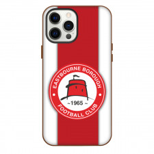 National League South Eastbourne Borough Phone Case For iPhone Samsung Galaxy Pixel OnePlus Vivo Xiaomi Asus Sony Motorola Nokia - Large Logo In White And Red Background