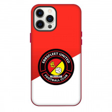National League South Ebbsfleet United Phone Case For iPhone Samsung Galaxy Pixel OnePlus Vivo Xiaomi Asus Sony Motorola Nokia - Large Logo In Red And White Background