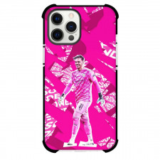 Ederson Moraes Phone Case For iPhone and Samsung Galaxy Devices - Ederson Moraes Manchester City F.C. Walking Pink On Graphic Art