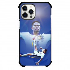 England Case For iPhone Samsung Galaxy Pixel OnePlus Vivo Xiaomi Asus Sony Motorola Nokia - Jude Bellingham Kicking the Ball Blue Background