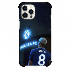 Enzo Fernandez Phone Case For iPhone and Samsung Galaxy Devices - Enzo Fernandez Chelsea F.C. 8 Standing Back Poster