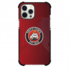 Erith Town Football Club Phone Case For iPhone Samsung Galaxy Pixel OnePlus Vivo Xiaomi Asus Sony Motorola Nokia - Erith Town Football Club Logo with Ship Silhouette Red Effect