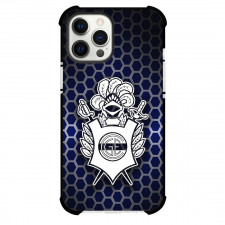 Club de Gimnasia y Esgrima La Plata Phone Case For iPhone Samsung Galaxy Pixel OnePlus Vivo Xiaomi Asus Sony Motorola Nokia - Club de Gimnasia y Esgrima La Plata Logo with Hexagon Pattern Effect