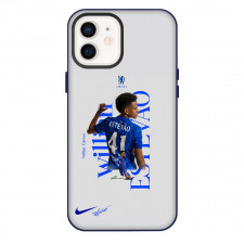 Estevao Willian Phone Case For iPhone Samsung Galaxy Pixel OnePlus Vivo Xiaomi Asus Sony Motorola Nokia - Estevao Willian 41 Chelsea FC Standing Back Word Art Background