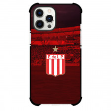 Club Estudiantes de La Plata Phone Case For iPhone Samsung Galaxy Pixel OnePlus Vivo Xiaomi Asus Sony Motorola Nokia - Club Estudiantes de La Plata Stadium with Logo Red Effect
