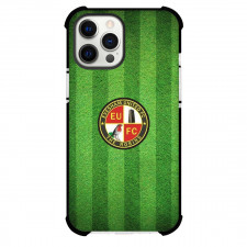 Evesham United Football Club Phone Case For iPhone Samsung Galaxy Pixel OnePlus Vivo Xiaomi Asus Sony Motorola Nokia - Evesham United Football Club Logo with Vertical Stripe Green Effect