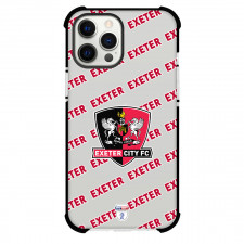 Exeter City FC Phone Case For iPhone and Samsung Galaxy Devices - Exeter Football Club Medley Monogram Wordmark