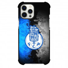 FC Porto Phone Case For iPhone Samsung Galaxy Pixel OnePlus Vivo Xiaomi Asus Sony Motorola Nokia - FC Porto Logo On Abstract Paint Background
