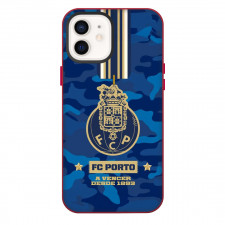 FC Porto Phone Case For iPhone Samsung Galaxy Pixel OnePlus Vivo Xiaomi Asus Sony Motorola Nokia - FC Porto Logo On Blue Camouflage Background