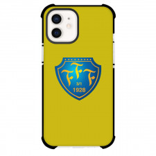 Falkenbergs FF Phone Case For iPhone Samsung Galaxy Pixel OnePlus Vivo Xiaomi Asus Sony Motorola Nokia - Falkenbergs FF Logo On Crayola Gold Background Football Club