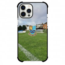 Farnham Town Football Club Phone Case For iPhone Samsung Galaxy Pixel OnePlus Vivo Xiaomi Asus Sony Motorola Nokia - Farnham Town Football Club with Logo Stadium Field Background