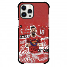 Bruno Fernandes Phone Case For iPhone and Samsung Galaxy Devices - Bruno Fernandes 18 Manchester United Shouting Super Bruno