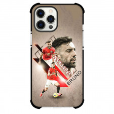 Bruno Fernandes Phone Case For iPhone and Samsung Galaxy Devices - Bruno Fernandes Manchester United Side Portrait