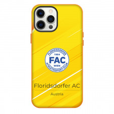 Floridsdorfer AC Phone Case For iPhone Samsung Galaxy Pixel OnePlus Vivo Xiaomi Asus Sony Motorola Nokia - Logo Poster In Yellow Background