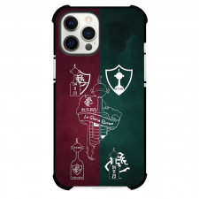 Fluminense Football Club Phone Case For iPhone Samsung Galaxy Pixel OnePlus Vivo Xiaomi Asus Sony Motorola Nokia - Fluminense Football Club Logo with Red and Green Divided Effect