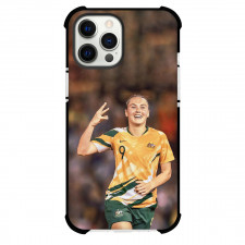 Caitlin Foord Phone Case For iPhone and Samsung Galaxy Devices - Caitlin Foord Australia Women's National Football Goal Celebration Poster