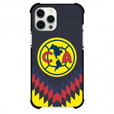 Club de Futbol America S.A. de C.V. Phone Case For iPhone Samsung Galaxy Pixel OnePlus Vivo Xiaomi Asus Sony Motorola Nokia - Club de Futbol America S.A. de C.V. Logo with Zigzag Effect