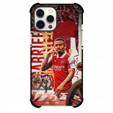Gabriel Jesus Phone Case For iPhone and Samsung Galaxy Devices - Gabriel Jesus Arsenal F.C. Signature Posture Poster
