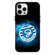 De Graafschap Phone Case For iPhone Samsung Galaxy Pixel OnePlus Vivo Xiaomi Asus Sony Motorola Nokia - Blue Flame Logo Football Club