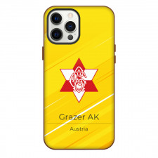 Grazer AK Phone Case For iPhone Samsung Galaxy Pixel OnePlus Vivo Xiaomi Asus Sony Motorola Nokia - Logo Poster In Yellow Background