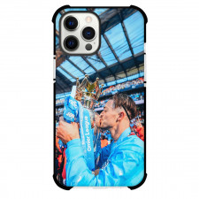 Jack Grealish Phone Case For iPhone and Samsung Galaxy Devices - Jack Grealish Manchester City F.C. Kiss The Premier League Champions Trophy