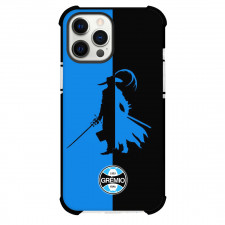 Gremio Foot-Ball Porto Alegrense Phone Case For iPhone Samsung Galaxy Pixel OnePlus Vivo Xiaomi Asus Sony Motorola Nokia - Gremio Foot-Ball Porto Alegrense Logo with Vertical Split Silhouette Black Effect