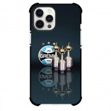 Gremio Foot-Ball Porto Alegrense Phone Case For iPhone Samsung Galaxy Pixel OnePlus Vivo Xiaomi Asus Sony Motorola Nokia - Gremio Foot-Ball Porto Alegrense Logo with 3 Trophy Dark Effect