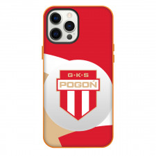 Pogon Grodzisk Mazowiecki Phone Case For iPhone Samsung Galaxy Pixel OnePlus Vivo Xiaomi Asus Sony Motorola Nokia - Logo Beige White And Red Background