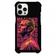Erling Haaland Phone Case For iPhone and Samsung Galaxy Devices - Erling Haaland Side Portrait Pop Art