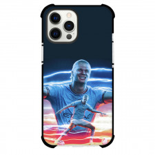 Erling Haaland Phone Case For iPhone and Samsung Galaxy Devices - Erling Haaland Manchester City F.C. Smiling Portrait
