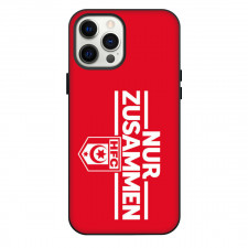 Hallescher FC Football Club Phone Case For iPhone Samsung Galaxy Pixel OnePlus Vivo Xiaomi Asus Sony Motorola Nokia - Logo Wordmark In Red Background