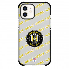 Harrogate Town AFC Phone Case For iPhone and Samsung Galaxy Devices - Harrogate Football Club Medley Monogram Wordmark