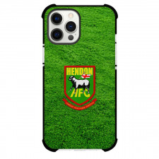 Hendon Football Club Phone Case For iPhone Samsung Galaxy Pixel OnePlus Vivo Xiaomi Asus Sony Motorola Nokia - Hendon HFC Football Club Logo with Grass Background