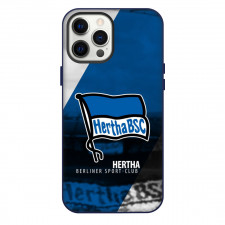 Hertha BSC Phone Case For iPhone Samsung Galaxy Pixel OnePlus Vivo Xiaomi Asus Sony Motorola Nokia - Logo Stadium Grayscale Background Football Club