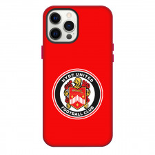 Hyde United Phone Case For iPhone Samsung Galaxy Pixel OnePlus Vivo Xiaomi Asus Sony Motorola Nokia - Large Logo In Red Background Football Club