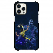 Zlatan Ibrahimovic Phone Case For iPhone and Samsung Galaxy Devices - Zlatan Ibrahimovic 10 Back Volley Shoot Sketch Art Poster