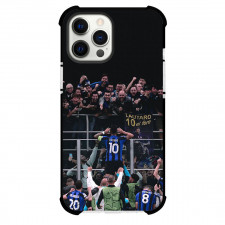 Inter Milan Phone Case For iPhone Samsung Galaxy Pixel OnePlus Vivo Xiaomi Asus Sony Motorola Nokia - Inter Milan Lautaro Martinez 10 Celebration With Audience Picture