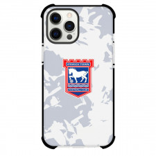 Ipswich Town F.C. Phone Case For iPhone Samsung Galaxy Pixel OnePlus Vivo Xiaomi Asus Sony Motorola Nokia - Ipswich Town F.C. Logo On Urban Camouflage Background